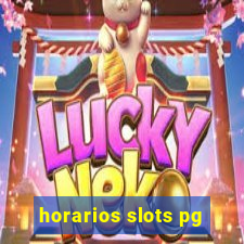 horarios slots pg